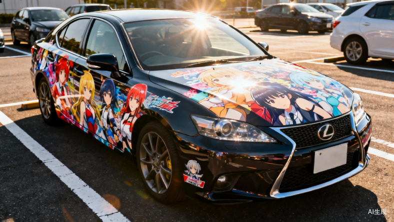 百元成本打造爱车,这是我的低成本痛车“改造”心得